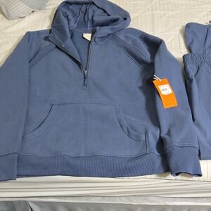 Freely Half-Zip Hoodie(XL) With Pants(L). NEW W/TAGS. Discount Shipping